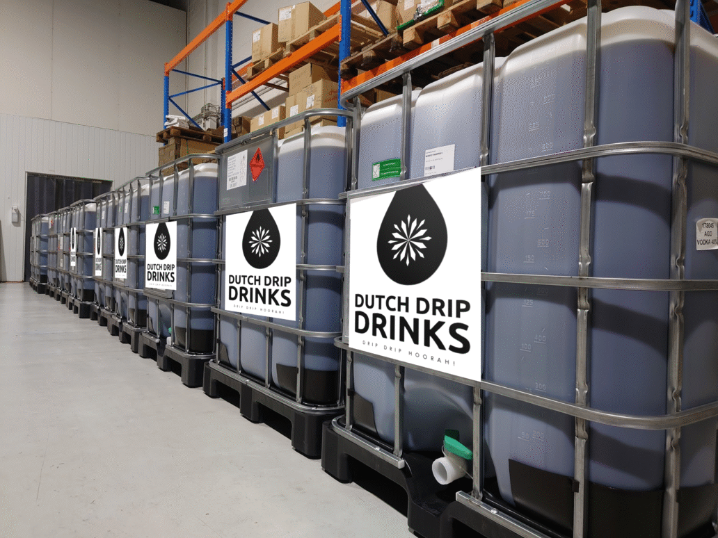 Simple Container Drip IBC BULK CONTAINERS – Dutch Drip Drinks – Drip Drip Hoorah!